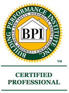 RetroFit Insulation contractors are Certified Building Performance Institute (BPI) Professionals