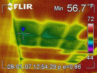 Infrared energy audit services, infrared insulation scan, air sealing defects, residential & commercial infrared energy audits, MA, RI, CT, NH, ME